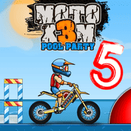 Moto X3M 5 Pool Party
